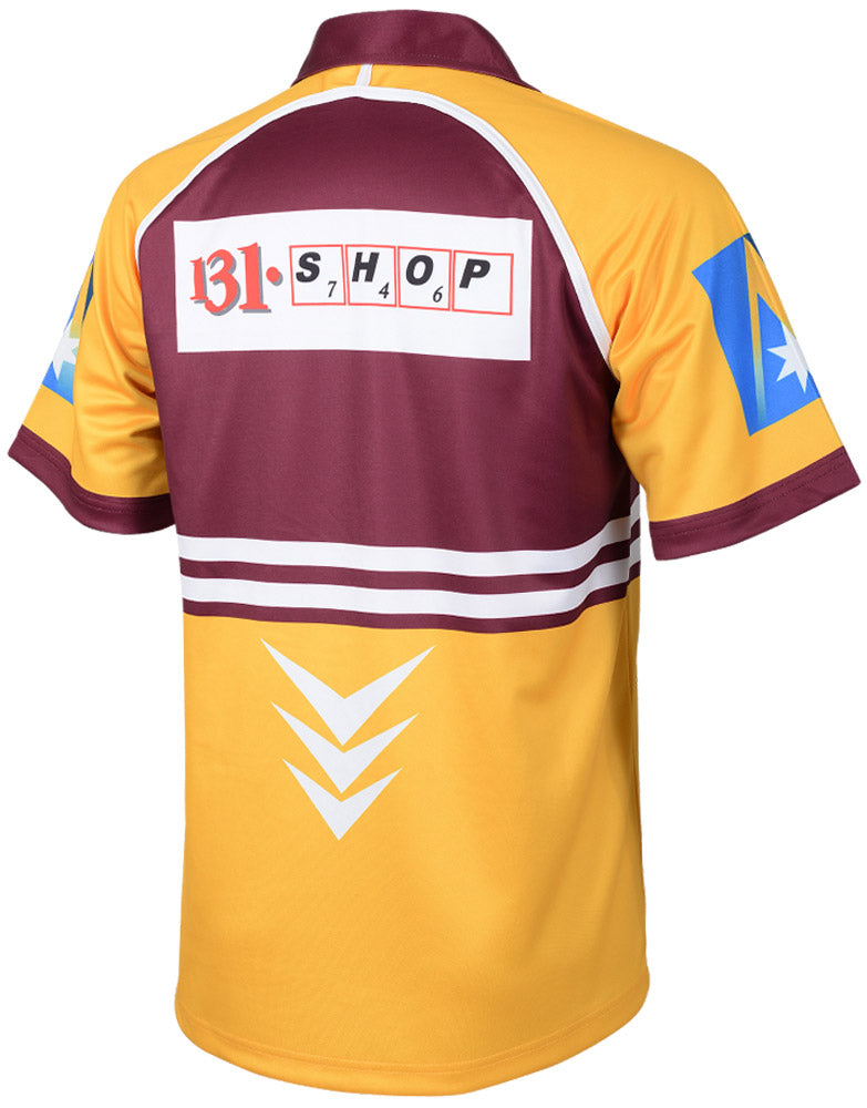 Brisbane Broncos NRL Mens 1999 Alternate Retro Jersey