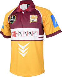 Brisbane Broncos NRL Mens 1999 Alternate Retro Jersey