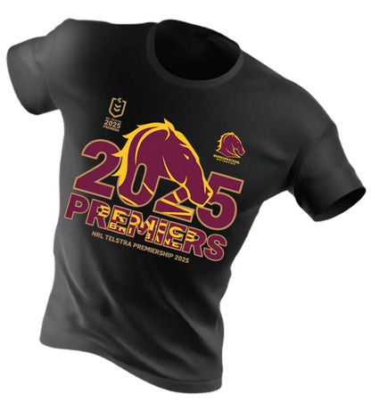 Brisbane Broncos 2025 NRL Mens Premiers Shirt