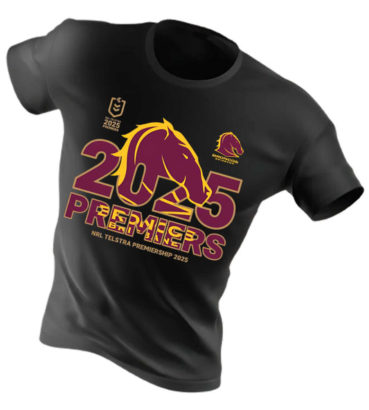 Brisbane Broncos 2025 NRL Mens Premiers Shirt