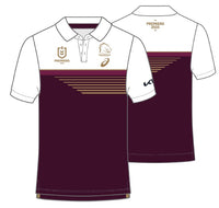 Brisbane Broncos 2025 NRL Mens Asics Premiers Polo Shirt  *PRESALE*