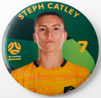 Australian Matildas 2026 Football Player Badge Steph Catley