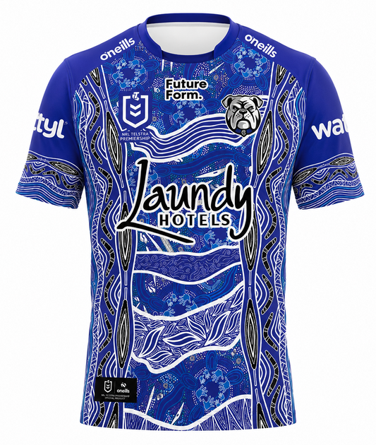 Canterbury Bulldogs 2026 NRL Kids Indigenous Jersey