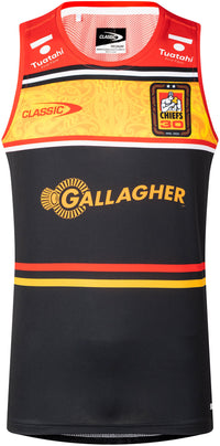 Waikato Chiefs 2026 Rugby Union Mens Black Training Singlet