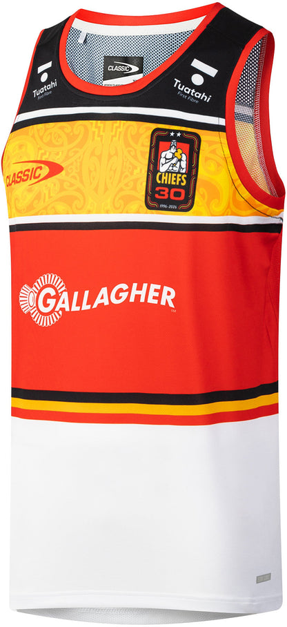 Waikato Chiefs 2026 Rugby Union Mens White Training Singlet