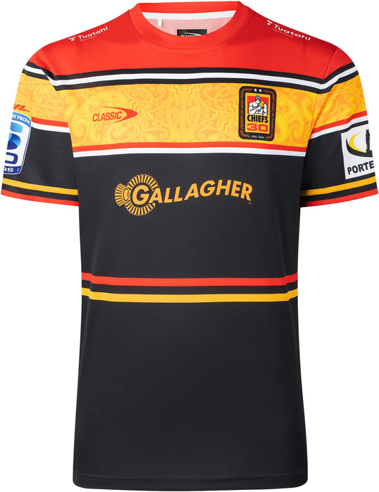 Waikato Chiefs 2026 Rugby Union Mens Black Training Shirt