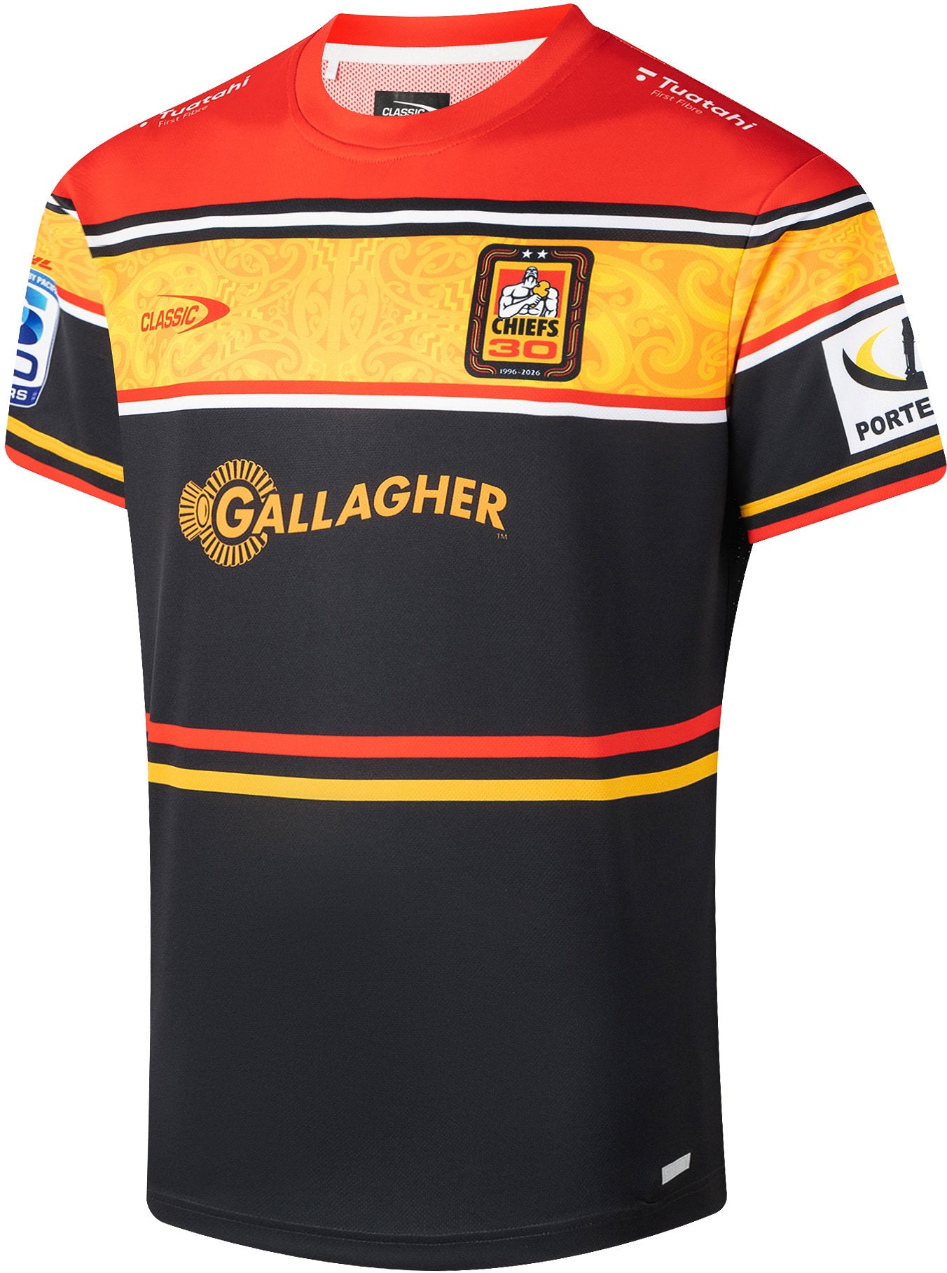 Waikato Chiefs 2026 Rugby Union Mens Black Training Shirt