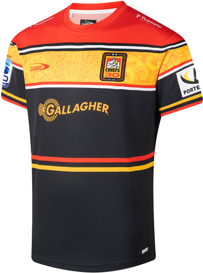 Waikato Chiefs 2026 Rugby Union Mens Black Training Shirt