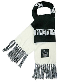 Collingwood Magpies 2026 AFL Mens Traditional Bar Scarf