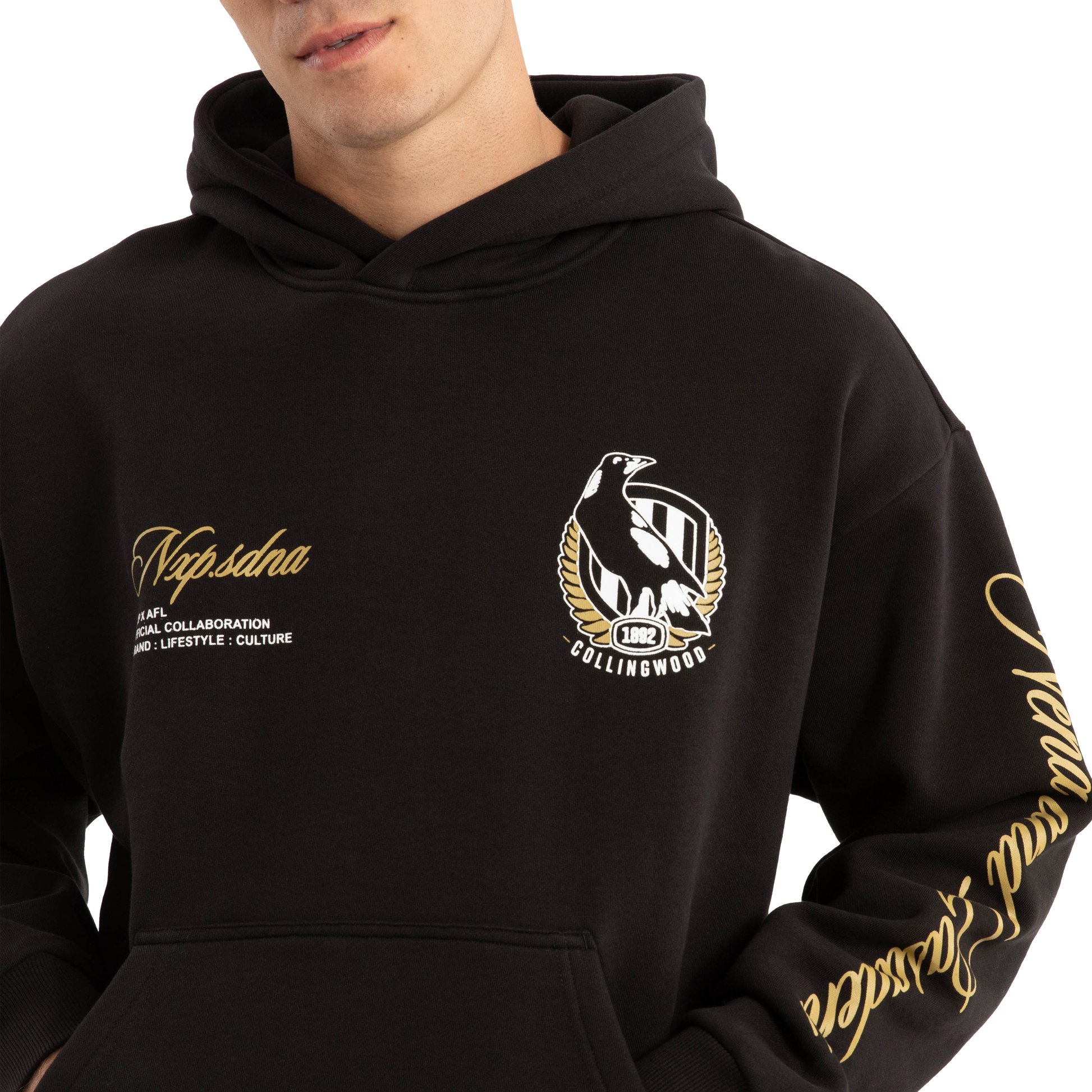 Collingwood Magpies 2026 AFL Mens Season Hoodie