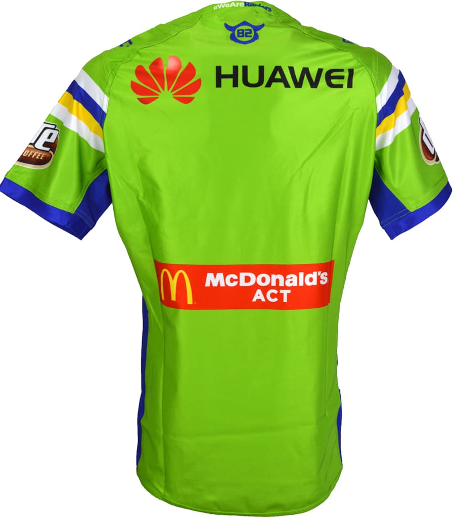 Canberra Raiders Player Issue Home Jersey