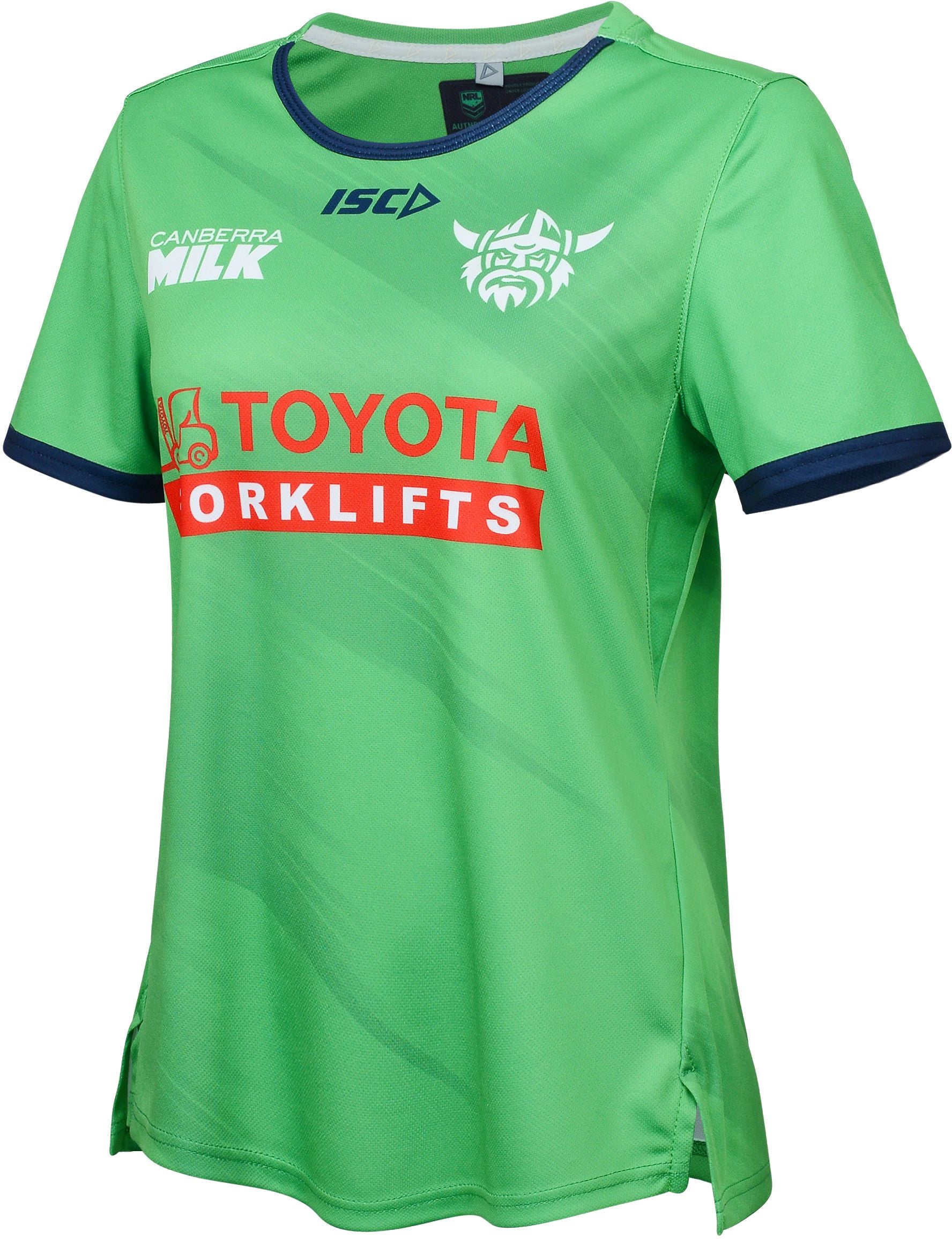 Canberra Raiders 2024 NRL Ladies Green Training Shirt