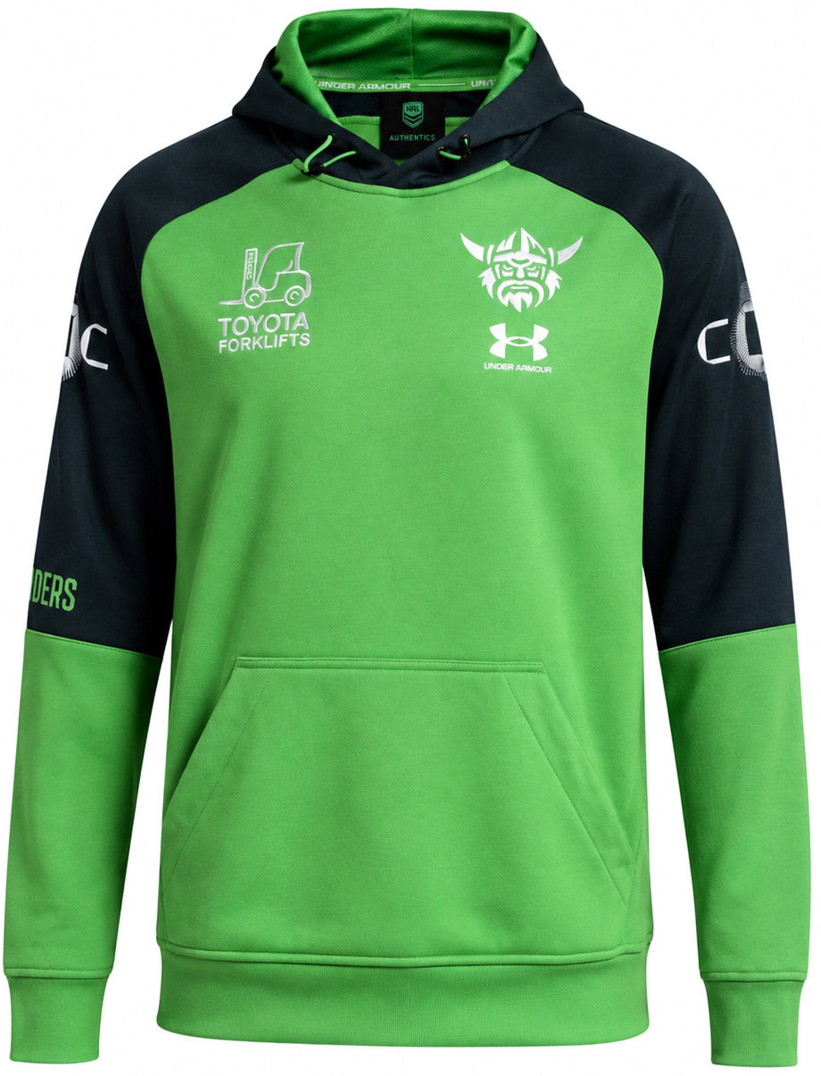 Canberra Raiders 2026 NRL Mens Green Tech Hoodie