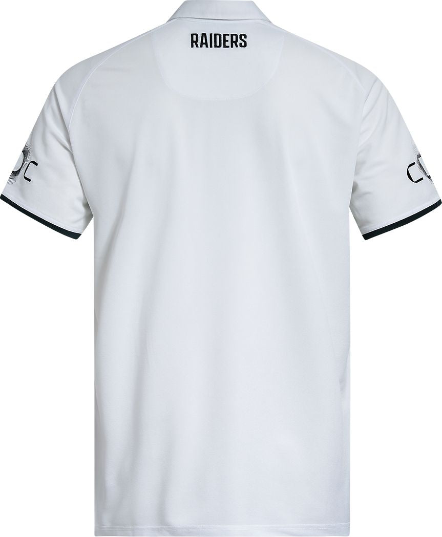 Canberra Raiders 2026 NRL Mens White Polo Shirt *PRESALE*