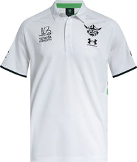 Canberra Raiders 2026 NRL Mens White Polo Shirt *PRESALE*