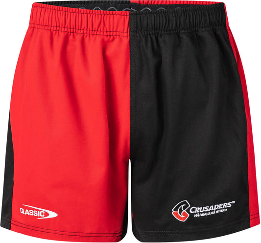 Canterbury Crusaders 2026 Rugby Union Mens Cotton Drill Shorts