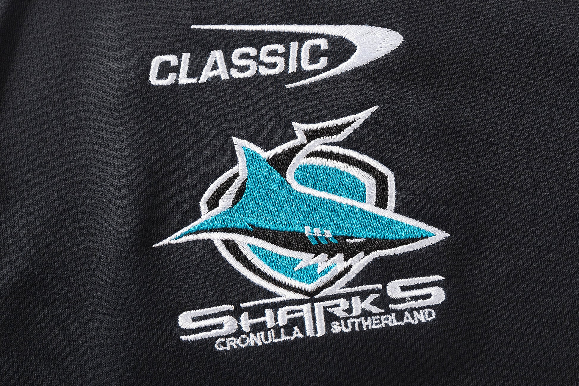 Cronulla Sharks 2026 NRL Ladies Black Media Polo Shirt