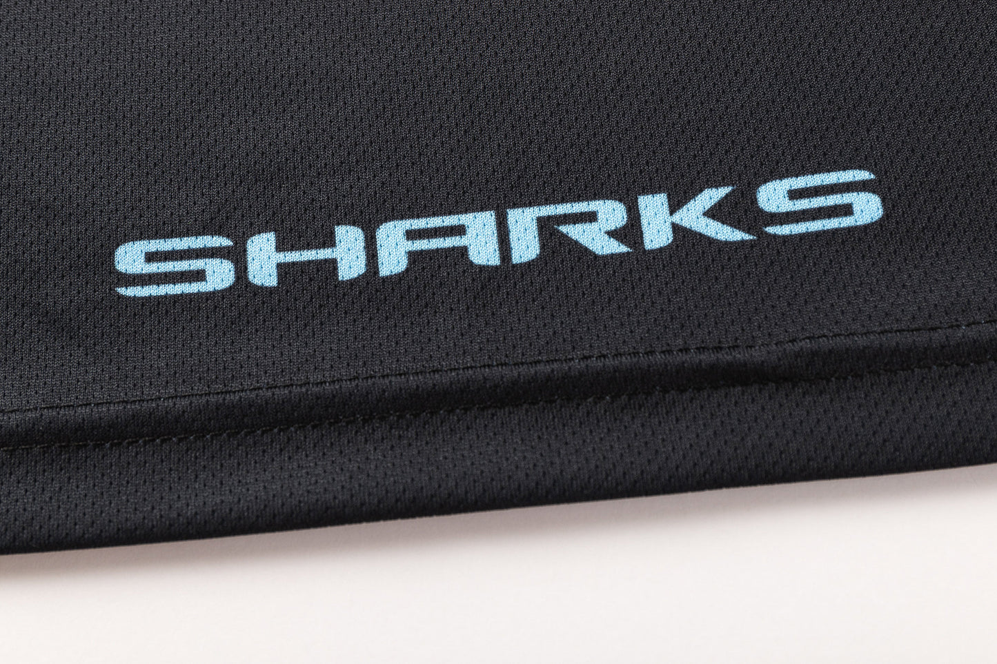 Cronulla Sharks 2026 NRL Mens Black Media Polo Shirt