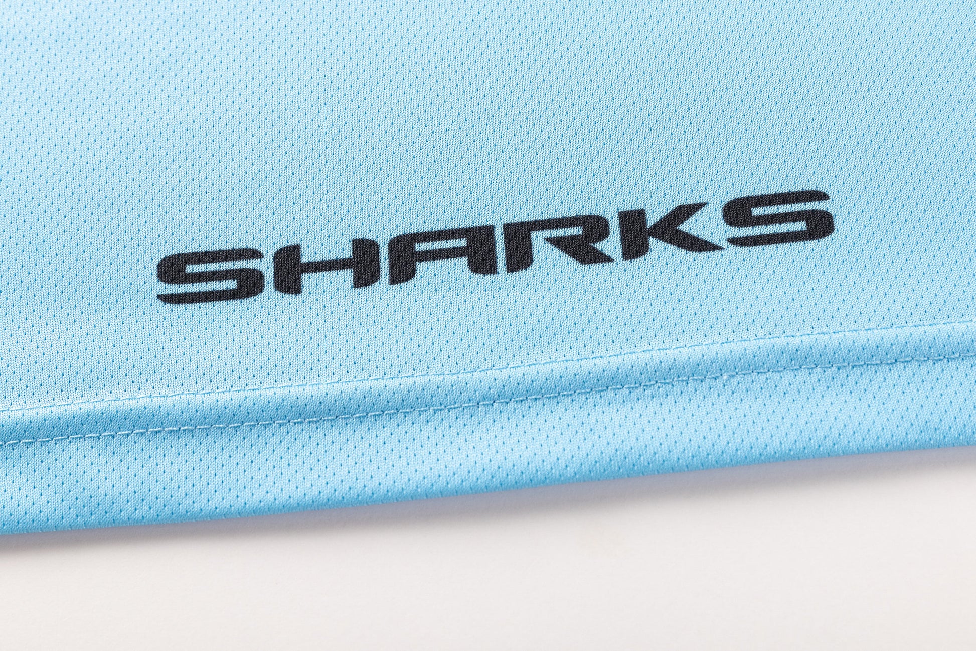 Cronulla Sharks 2026 NRL Mens Sky Blue Players Polo Shirt