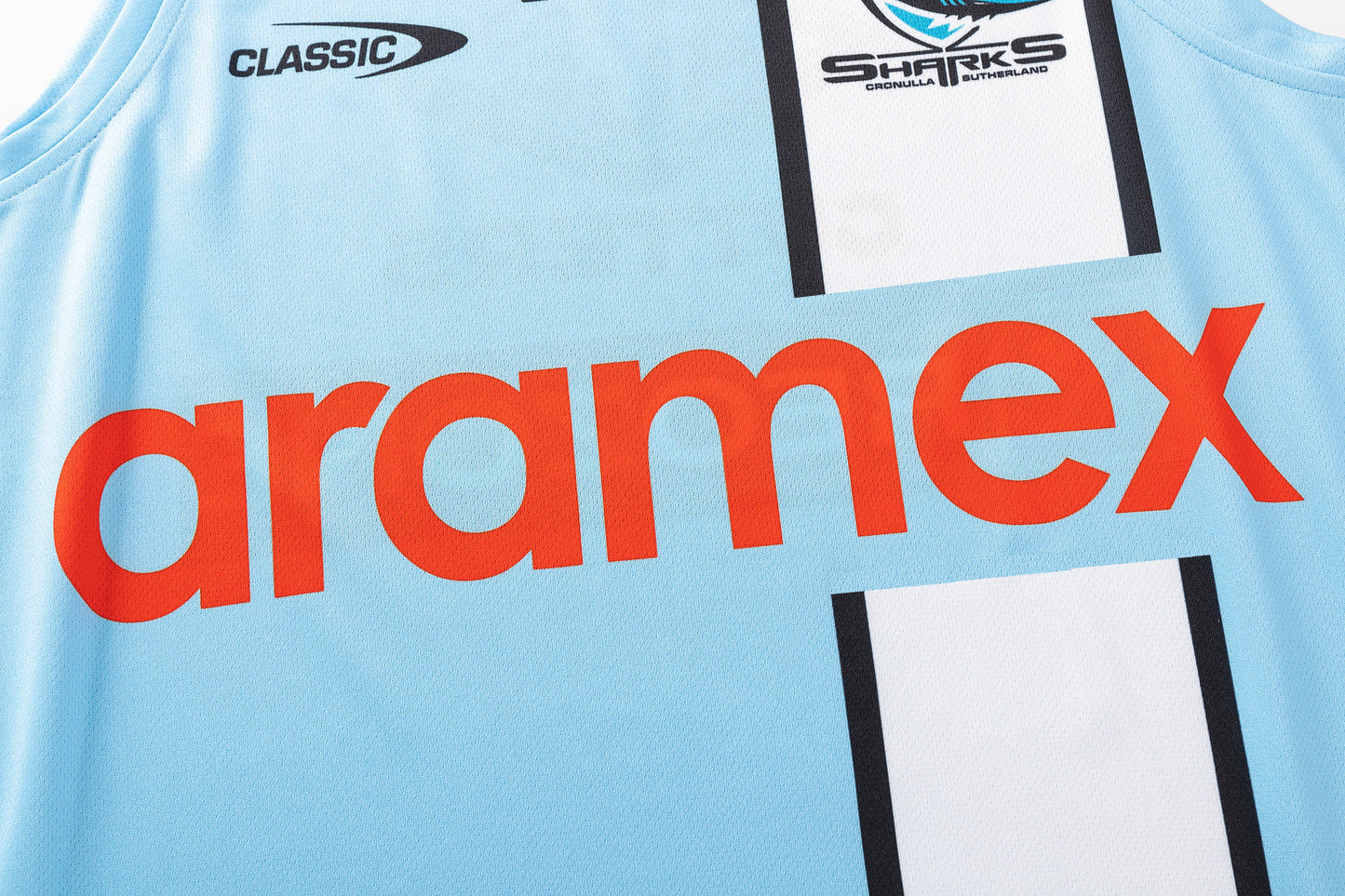 Cronulla Sharks 2026 NRL Mens Sky Blue Training Singlet