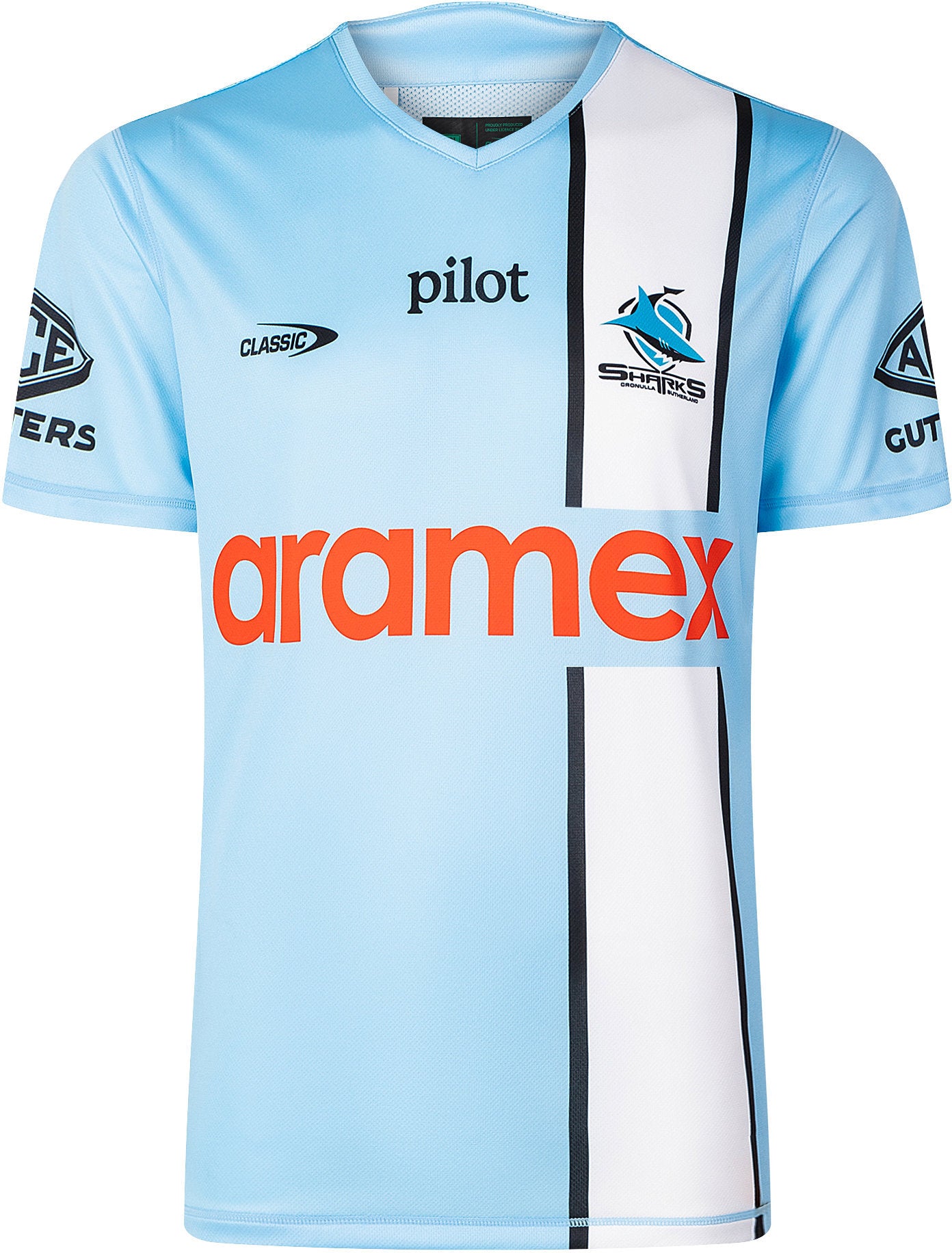 Cronulla Sharks 2026 NRL Mens Sky Blue Training Shirt
