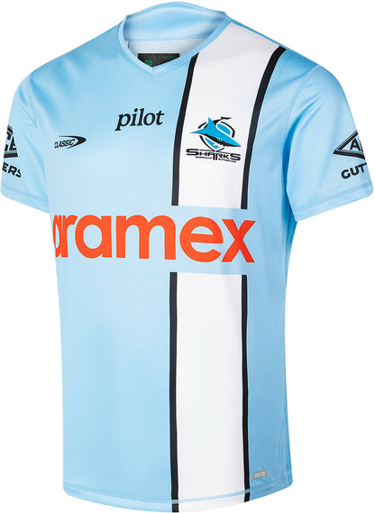 Cronulla Sharks 2026 NRL Mens Sky Blue Training Shirt