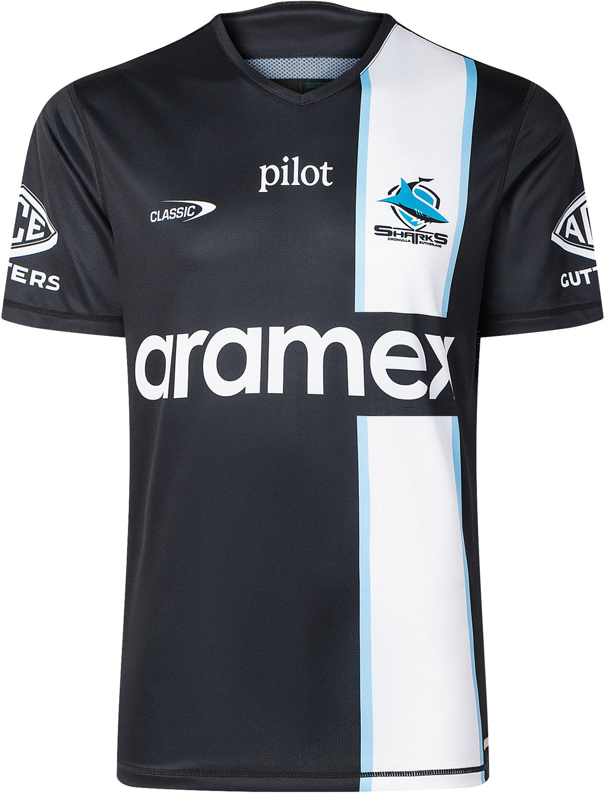 Cronulla Sharks 2026 NRL Kids Black Training Shirt