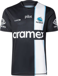 Cronulla Sharks 2026 NRL Kids Black Training Shirt
