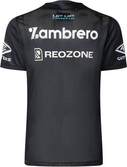 Cronulla Sharks 2026 NRL Mens Black Training Shirt