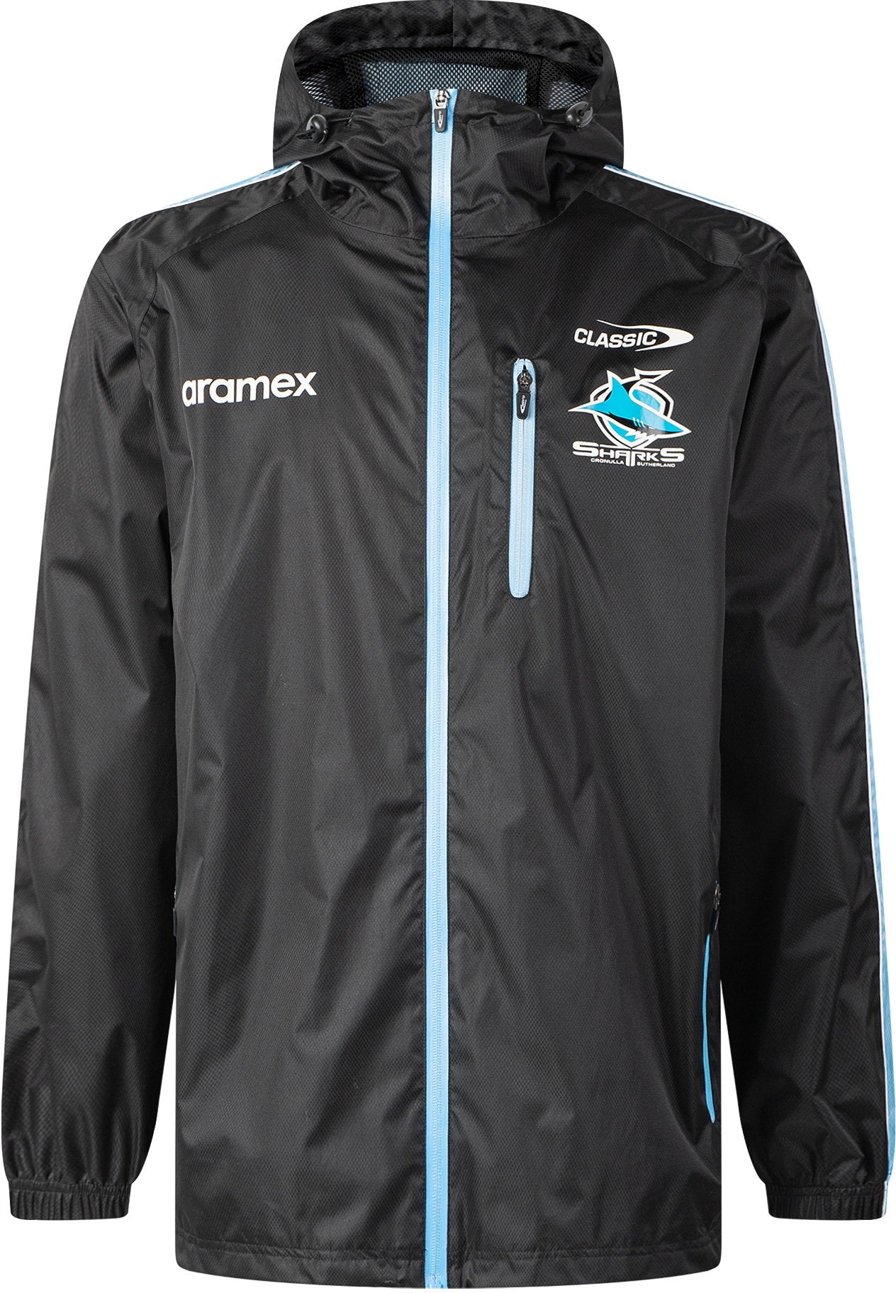Cronulla Sharks 2026 NRL Mens Wet Weather Jacket