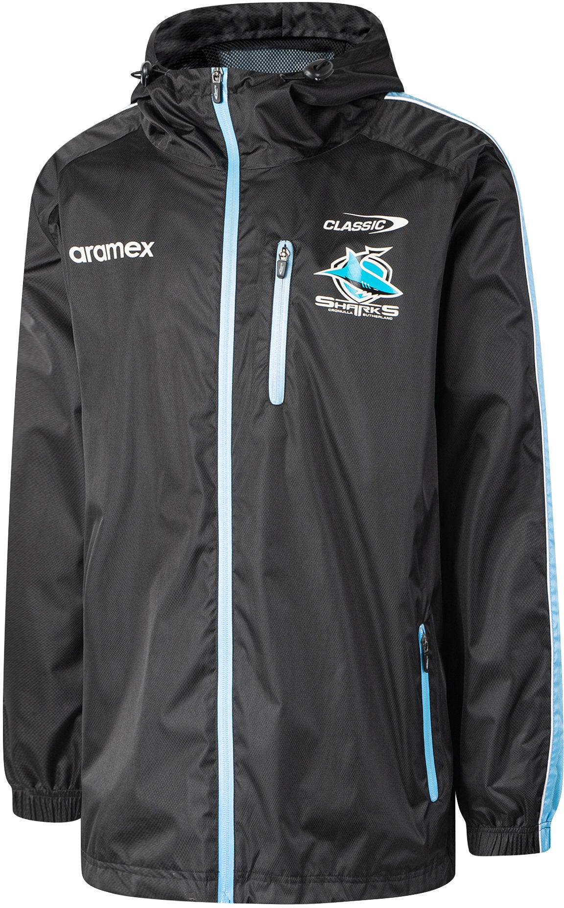 Cronulla Sharks 2026 NRL Mens Wet Weather Jacket