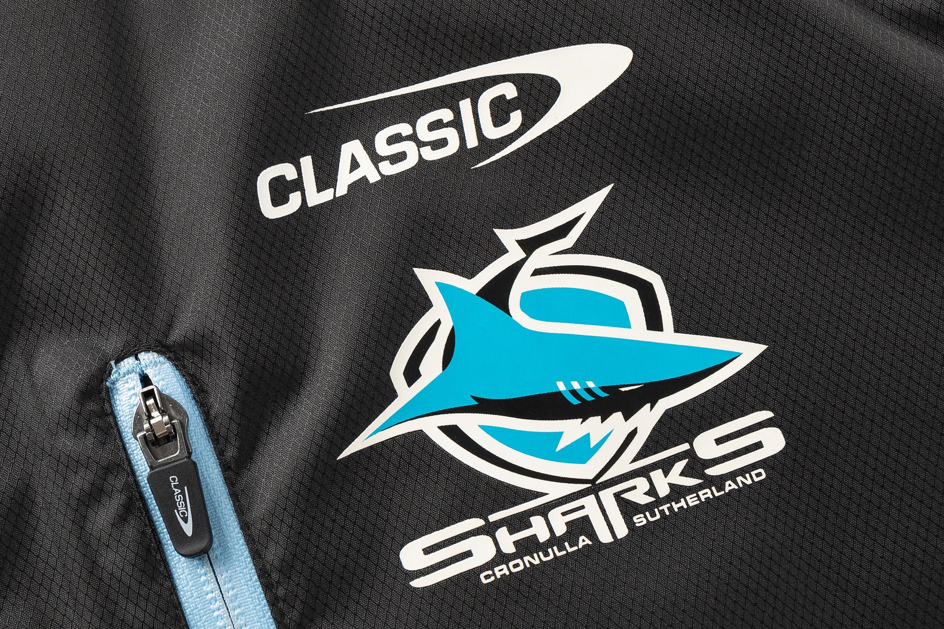 Cronulla Sharks 2026 NRL Mens Wet Weather Jacket