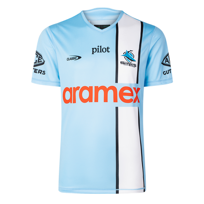 Cronulla Sharks 2026 NRL Kids Sky Training Shirt