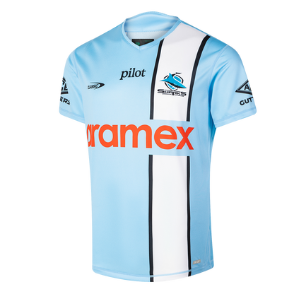 Cronulla Sharks 2026 NRL Kids Sky Training Shirt