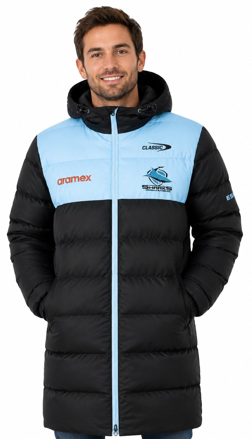 Cronulla Sharks 2025 NRL Mens Coaches Jacket