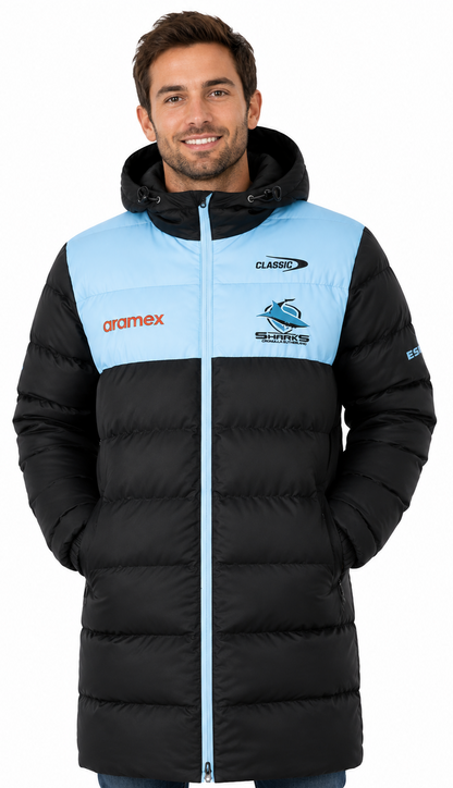 Cronulla Sharks 2025 NRL Mens Coaches Jacket