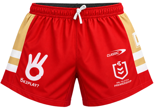 Redcliffe Dolphins NRL Mens Home Shorts
