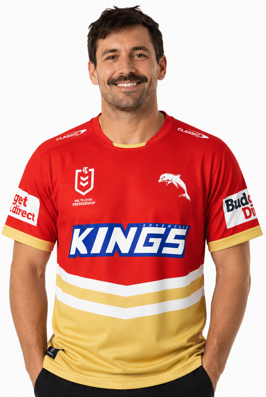 Redcliffe Dolphins NRL Mens Home Jersey