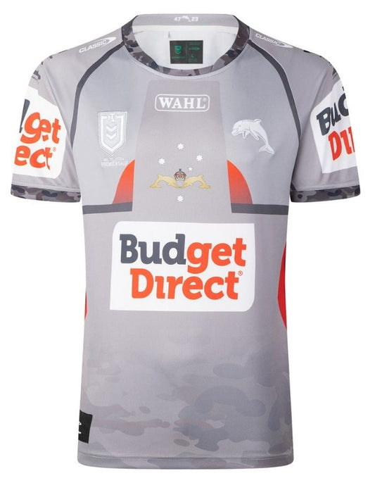 Dolphins 2026 NRL Mens Anzac Jersey