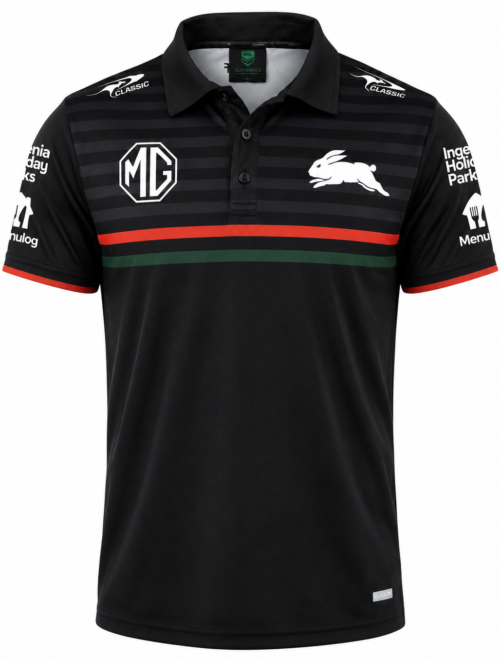 South Sydney Rabbitohs NRL Mens Players Polo Shirt