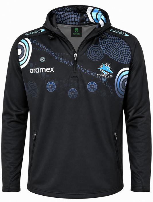 Cronulla Sharks NRL Mens Indigenous Hoodie