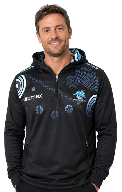 Cronulla Sharks NRL Mens Indigenous Hoodie