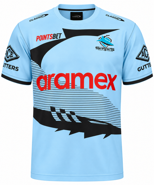 Cronulla Sharks NRL Mens Warm Up Tee