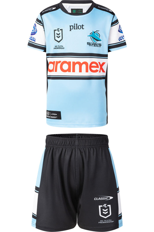 Cronulla Sharks 2026 NRL Toddler Home Jersey Set