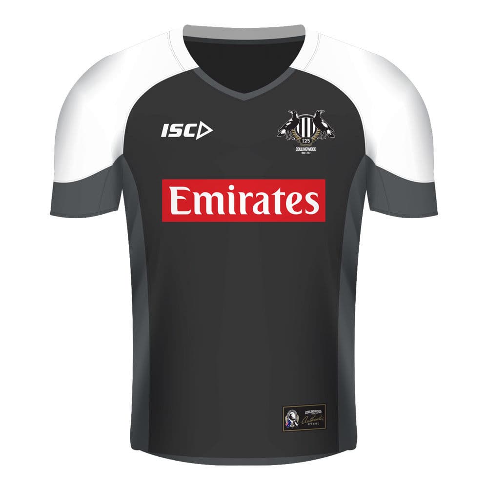 Collingwood Magpies 2017 AFL Black Training Shirt