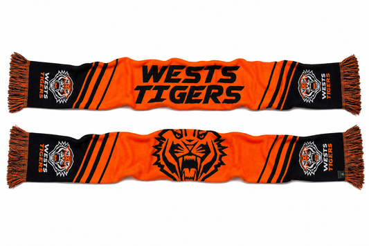 Wests Tigers 2026 NRL Adults Velocity Scarf