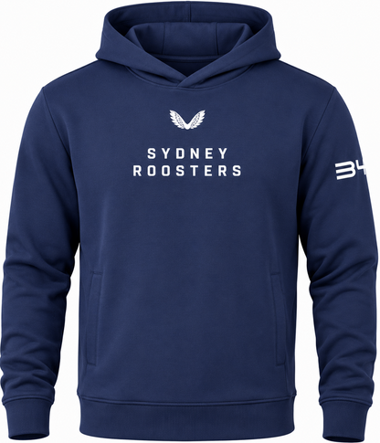 Sydney Roosters 2025 NRL Mens Travel Logo Hoody
