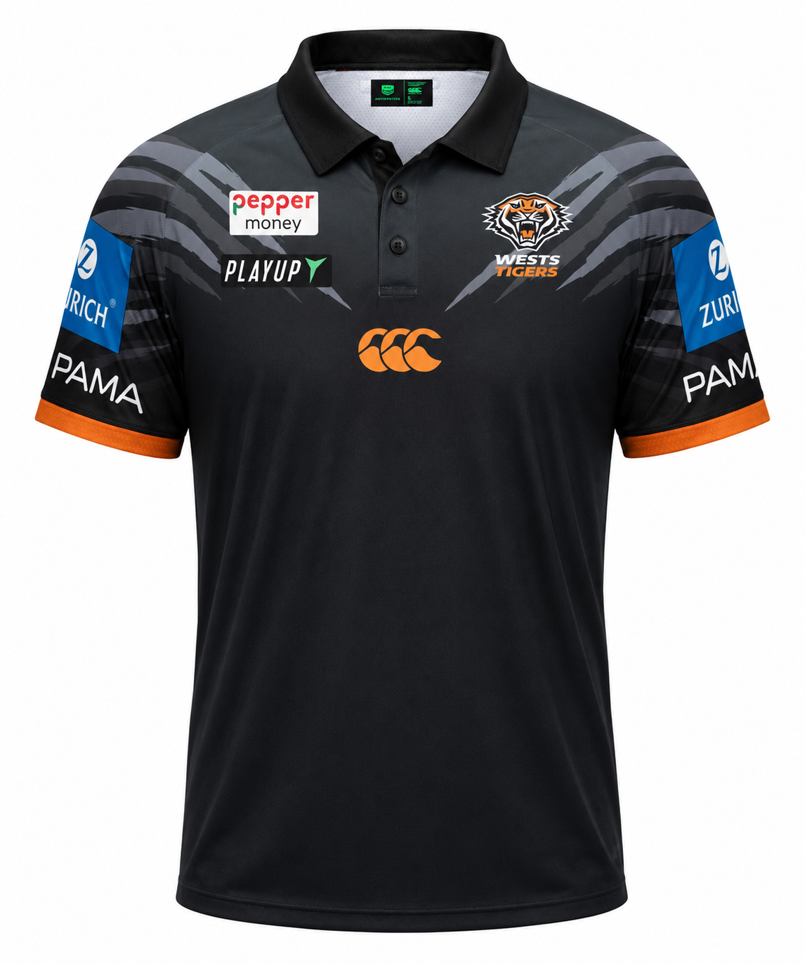 Wests Tigers 2026 NRL Mens Media Polo Shirt