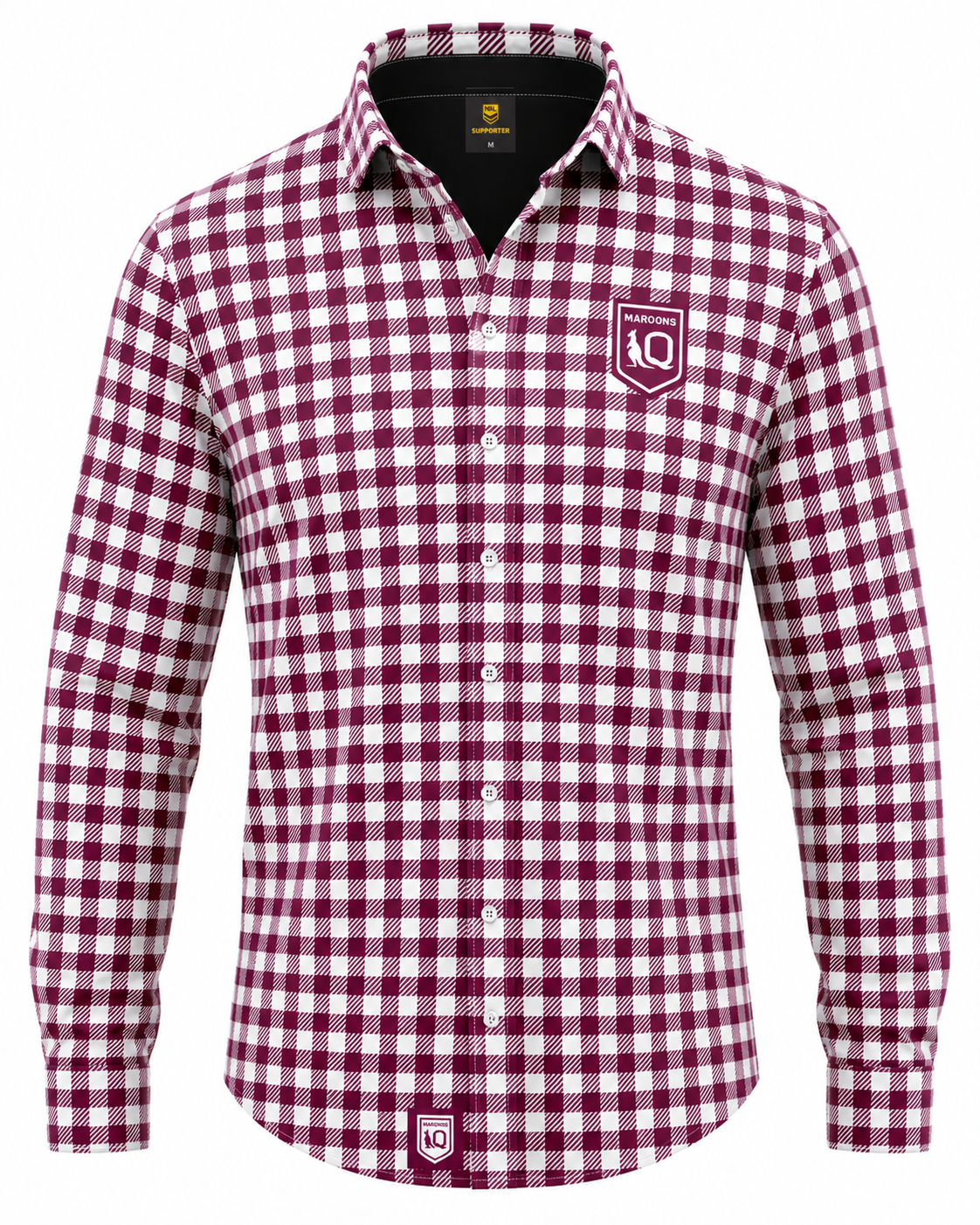 QLD Maroons State of Origin Mens Dawson Business Shirt