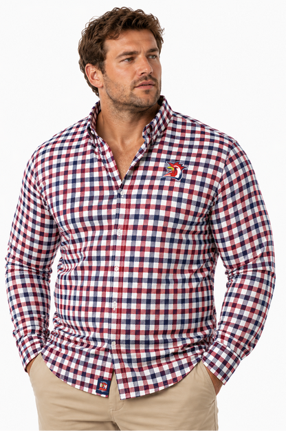 Sydney Roosters NRL Mens Dawson Business Shirt
